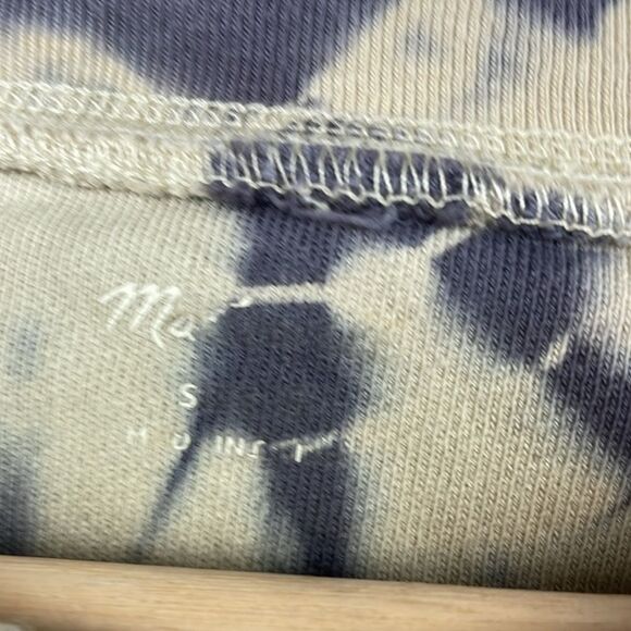 Madewell Tie-Dye Resourced Cotton Swing Sweatshirt Crewneck Small Grey - Picture 9 of 12